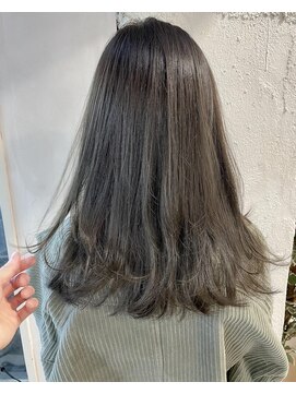 アリー 原宿 表参道(ALLY) 【ALLY 濱田】ブリーチなし☆オリーブグレージュ 20代/30代/40代