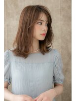 カバーヘア ブリス 戸田公園西口店(COVER HAIR bliss) 大人かわいいサイドバングくびれミディTb1戸田公園20代30代40代