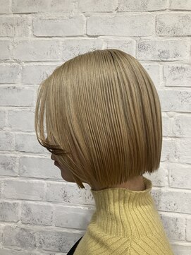 ゲーム 原宿店(GAME) ミルクティーベージュ/ダブルカラー/ケアブリーチ/髪質改善/原宿