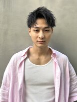 【aRietta】アップバング×ほつれ質感パーマ