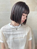 ボブ/切りっぱなしボブ/黒髪ボブ/ミニボブ/前髪/銀座有楽町