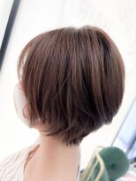 レヴェリー(REVERIE)&nbsp;#ショート#前下りショートボブ#ベージュ#ブラウン