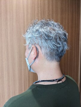 アース 三田南ウッディタウン店(HAIR&MAKE EARTH) 30代40代50代メンズツイストパーマ束感トラッドショート