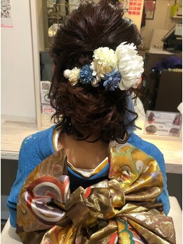 キャッチアイ(Catch i)の写真/特別な日の着付けやヘアセットならお任せ◎思い出に残る一日を♪ハレの日のあなたの理想を一緒に叶えます◎