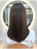 髪質改善　ストレート　艶髪　トリートメント　アッシュブラウン