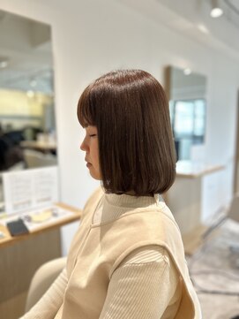 ソイクフ 四条大宮店(SOY-KUFU) スタイル名 大人可愛い◎シアカラー