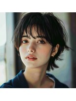 ヘアメイク リーフ 茂原店(HAIRMAKE Leaf)&nbsp;ボブウルフ/エッジショート/ショートウルフボブ/小顔カット