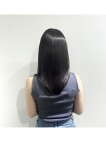 リレア 金町(Relair) セミロング小顔レイヤーアッシュブラウン「taku」