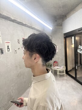 ドアホワイト(door white) シャドウパーマ×スパイラルパーマ