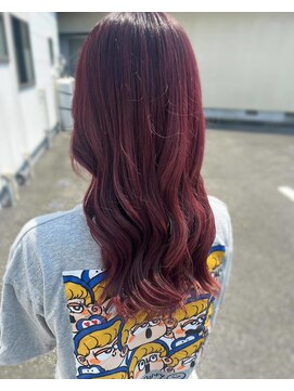 ライフビィ チャーム(Lifebe Charm) 根元馴染ませボルドーピンク