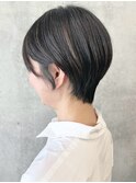 =大人ショートボブ大人女子丸みショートひし形ショート30代40代