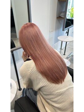 アミィ 半田青山店(Ami) ブリーチ２回！ピンクベージュ