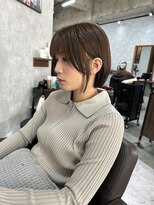 シールドヘアー 沖縄 新都心(C'LD Hair)&nbsp;那覇美容室/おもろまち美容室/ワンレンボブ/前下がりボブ/ボブ