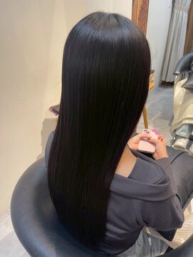 ヘアリゾート粋 トゥジュ 池袋東口店(tujuh) 髪質改善/ストレート/黒髪/ロング