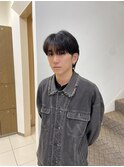 ツーブロックナチュラルシースルーマッシュ