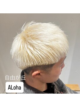 アロハ(ALoha) メンズ　ハイトーン　金髪