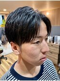 センターパート スキ多め