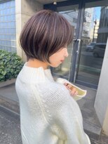 ロンド ジュルード 名古屋(Lond jeloud)&nbsp;ショート ボブ インナーカラー 韓国風5731