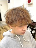 サーフカール/フェザーパーマ/ブルーブラック/稲毛駅/眉毛