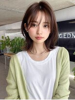 ライリー(riley) rileyワンカール外はねレイヤーミディアム