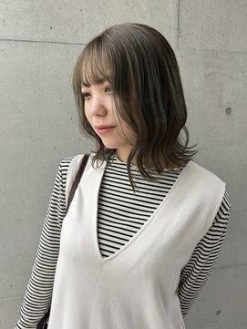 アチーブティルスマートサロン 豊川末広通店(achieve till Smart Salon) ブリーチなしでやりたいオリーブカラー