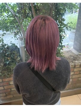 ファーレンピュアスウィート(fahren-pure-suite) ショートウルフ×ピンクバイオレットブロンド