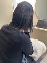 マキュムドオリ 並木通り(MAQUM)&nbsp;ネオメテオストレート×切りっぱなしボブ