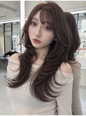 ブリーチなしダブルカラー☆ラベンダーレイヤー☆20代30代40代