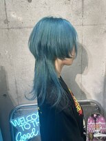 インク 渋谷(INK.)&nbsp;ミルクティーブロンドニュアンスウルフワンホンレイヤー渋谷