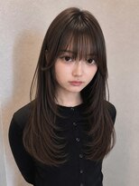 コト 福井大和田店(coto)&nbsp;福井レイヤーカット顔まわりレイヤー艶カラー髪質改善艶カラー