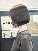 美髪矯正で作る切りっぱなしボブ/縮毛矯正/髪質改善 表参道