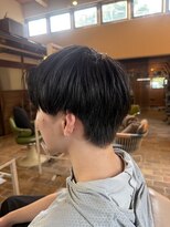 テントヘアー(tent hair)&nbsp;刈り上げなしで作る、自然なメンズスタイル