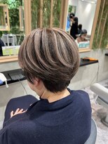 イメージア 溝の口店(IMAGE A)&nbsp;ハイライトショート／デザインカラー@20代30代40代50代60代