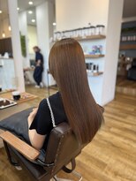 リンク(Link Hair&Spa)&nbsp;ブリーチなしハニーベージュ/イヤリングカラー/ペールミント