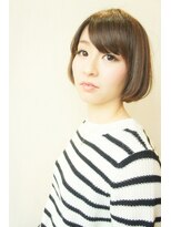 ブリッジ(Bridge) 《Bridge》オリーブアッシュのショートボブ