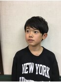 子どもツーブロック