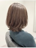 バタフライカット×ナチュラルブラウン×ココアブラウン