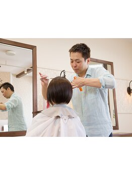 丁寧なカウンセリングから髪質や骨格を見極め、毎朝のセットが楽になるスタイルを提案します！
