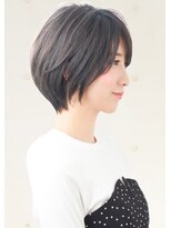 美容室 サボイ 高崎店(SAVOY)&nbsp;上品ショートボブ☆耳掛けアレンジも大人可愛い♪