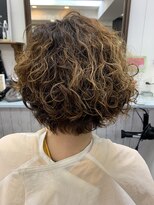 グルック ヘアーリラクゼーション 九条店(Gluck Hair Relaxation) スパイラスパーマ×アシンメトリー