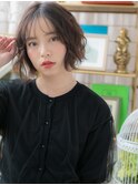 ネオ透けバング小顔くせ毛風大人ボブパーマb浦和20代30代40代!