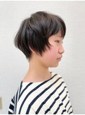 可愛くマッシュショート