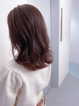 チョビー 銀座(chobii) 道村/くびれミディ/グレージュ/ハイライト/イルミナカラー