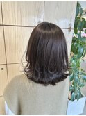 20代30代40代大人可愛い外ハネカールアッシュ