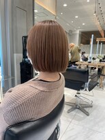 ガリカ(Gallica kinshicho)&nbsp;【有坂映哉】大人かわいいぱっつんボブ/ミルクティーブラウン