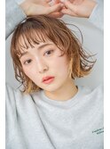 大人カジュアルなボブパーマ