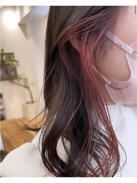 モアナ バイ ヘッドライト 沖縄南風原店(Moana by HEADLIGHT) Moana【南風原】#イヤリングカラー#インナーカラー#ピンク