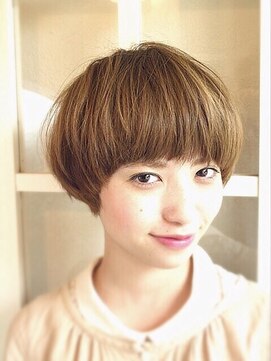 ハウスアンドヘアーワークス(House&Hair works) 前髪長め大人小顔ショート30代40代50代　藤沢