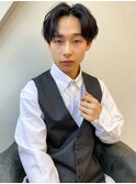 20代30代40代メンズアップバング清潔感爽やかビジカジ