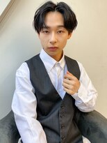 20代30代40代メンズアップバング清潔感爽やかビジカジ